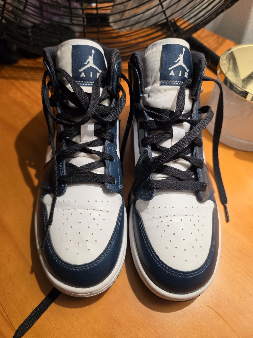 Nike High-Top Sneakers - White & Navy
